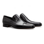 Moreschi 043153 Lizard & Loafer Shoes Black