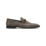 Moreschi 043157F TP Suede Loafer Shoes Light Grey