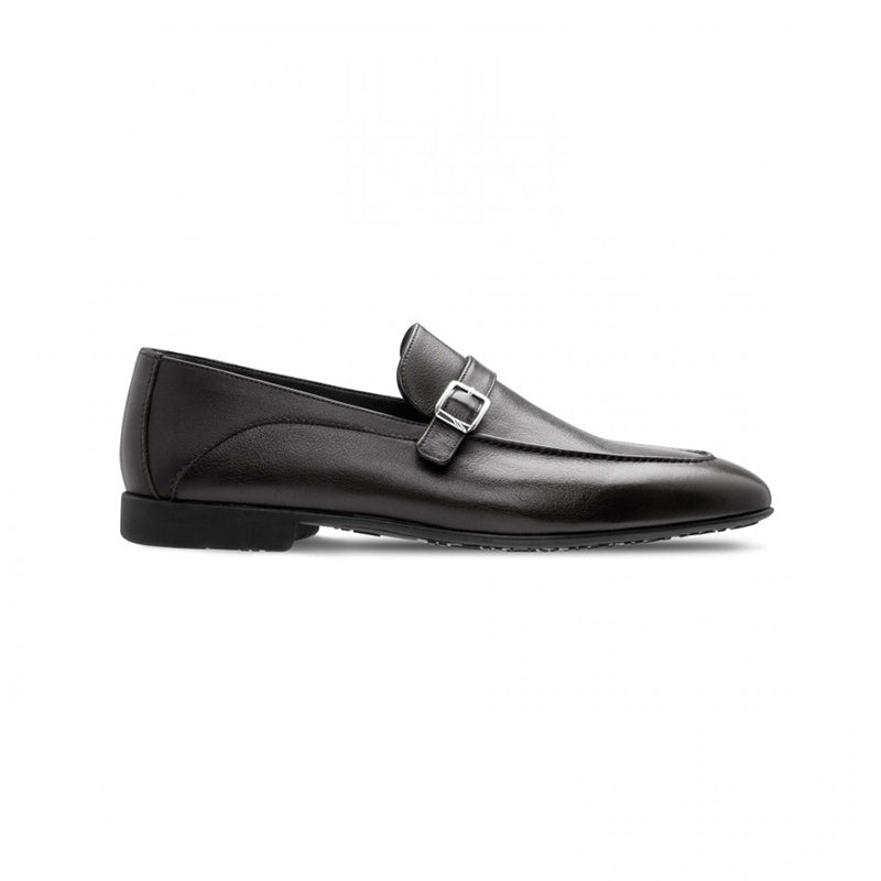 Moreschi 043159 NE Calfskin Loafer Shoes Black