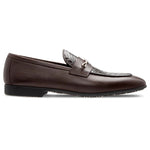 Moreschi 043160-MS Calfskin & Leather Loafer Shoes Brown