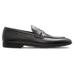 Moreschi 043160-NE Alligator & Calfskin Loafers Black