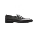Moreschi 043160 NE Alligator & Calfskin Loafers Black