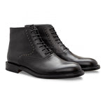 Moreschi 043163 Calfskin Boots Black
