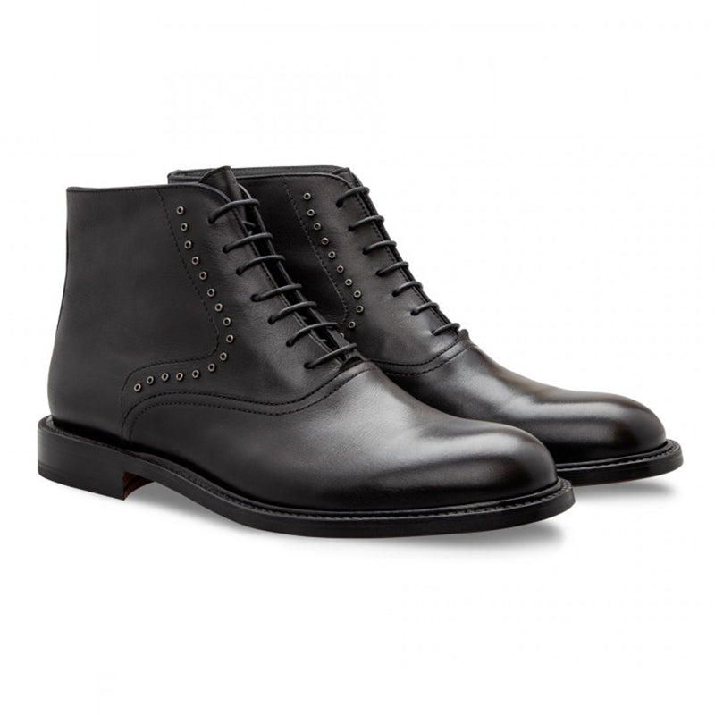 Moreschi 043163 Calfskin Boots Black