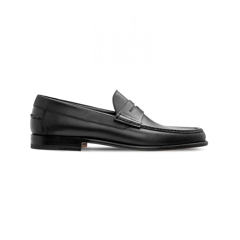 Moreschi 043167 Calfskin Loafer Shoes Black