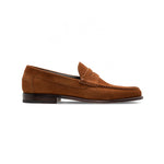 Moreschi 043167A Suede Loafer Shoes Light Brown