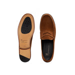 Moreschi 043167A Suede Loafer Shoes Light Brown