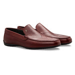 Moreschi 043173 BO Calfskin Driver Shoes Bordeaux