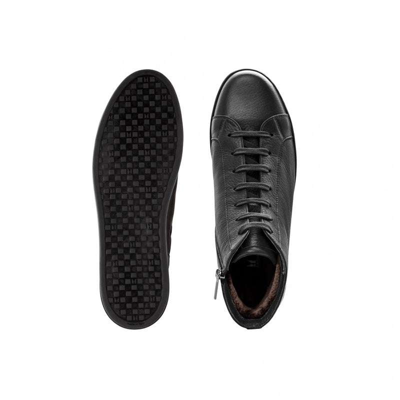 Moreschi 043182A Deersckin Sneakers Black