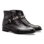 Moreschi 043185A Deerskin Boots Black