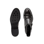 Moreschi 043195 NE Calfskin and Suede Boots Black