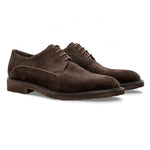 Moreschi 043198 Suede Derby Shoes Dark Brown