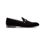 Moreschi 043205 Velvet Slip-on Shoes Black
