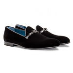 Moreschi 043205 Velvet Slip-on Shoes Black