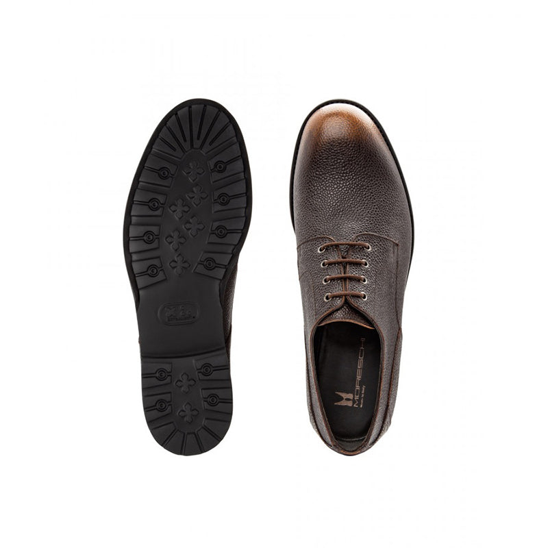 Moreschi 043213 MM Calfskin Derby Shoes Brown