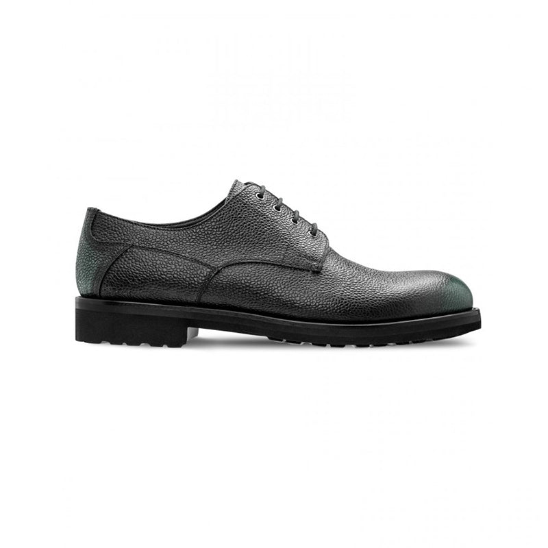 Moreschi 043213 VS Calfskin Derby Shoes Dark Green
