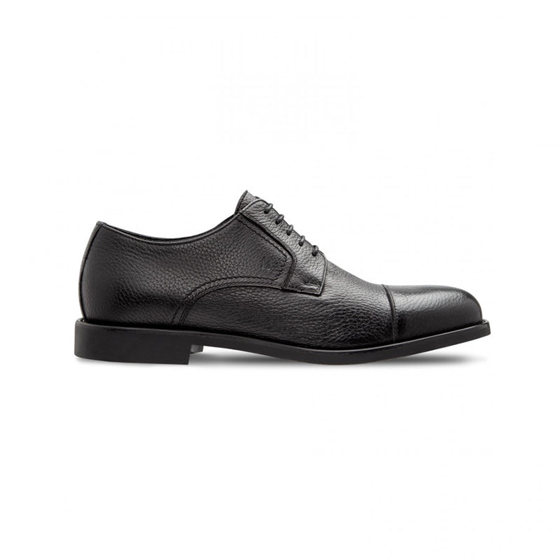 Moreschi 043234 Calfskin Derby Shoes Black