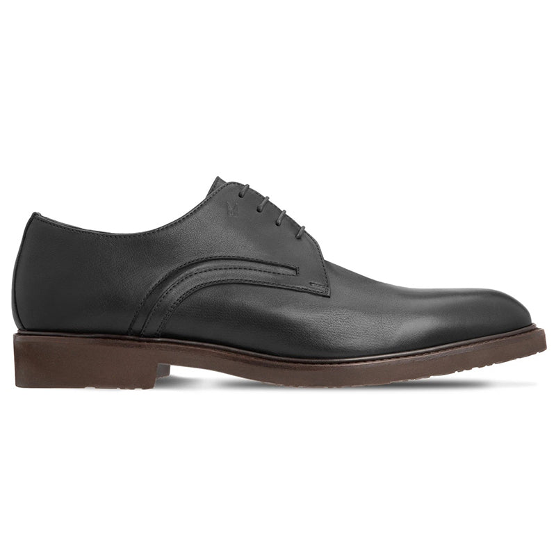 Moreschi 043549C Calfskin Derby Shoes Black