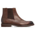 Moreschi 043555A Calfskin Chelsea Boots Dark Brown