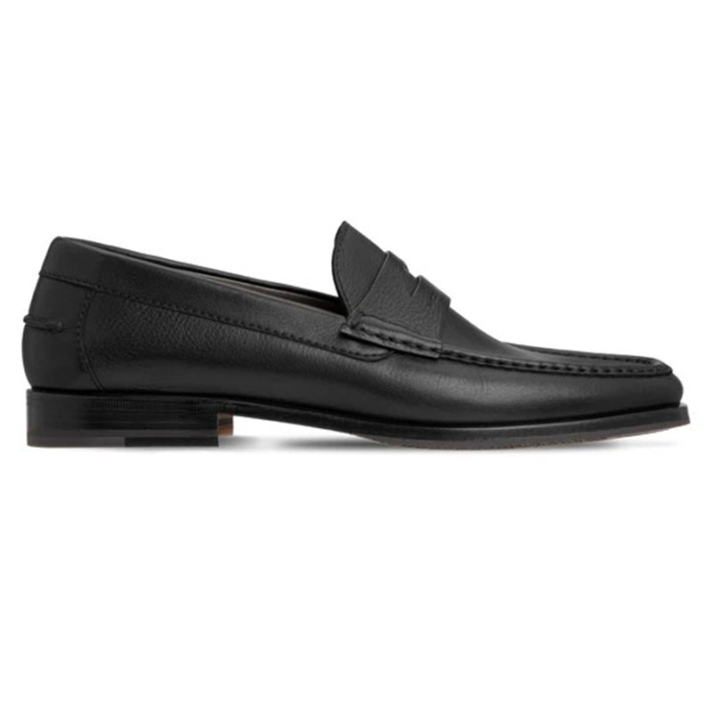 Moreschi 043588B Calfskin Loafer Shoes Black
