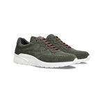 Moreschi 043601C Suede Sneakers Dark Green