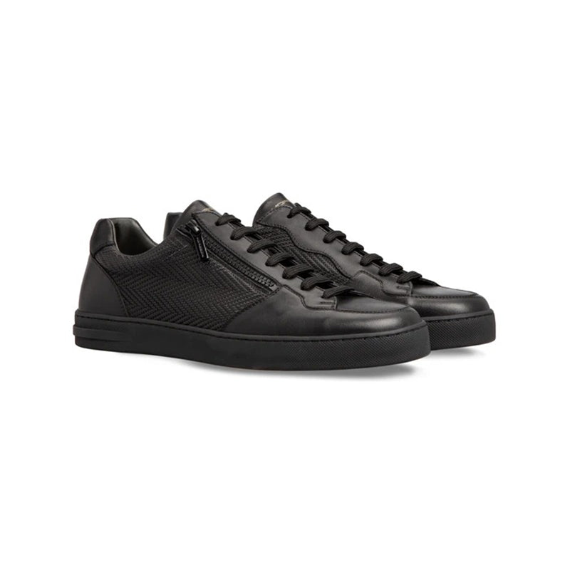 Moreschi 043621A Calfskin Sneakers Black