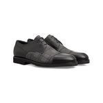 Moreschi 043623B Calfskin Derby Shoes Black