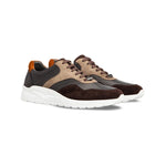 Moreschi 043641 Calfskin Sneakers Brown Multicolor