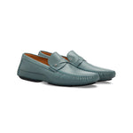 Moreschi 043706A Calfskin Driving Shoes Light Blue