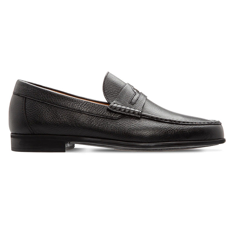 Moreschi 043713A Deerskin Leather Loafer Black