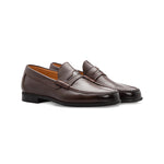 Moreschi 043713A Deerskin Leather Loafer Brown