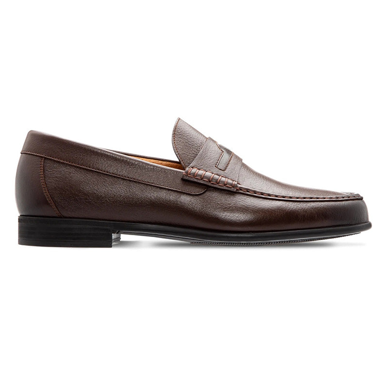 Moreschi 043713A Deerskin Leather Loafer Brown