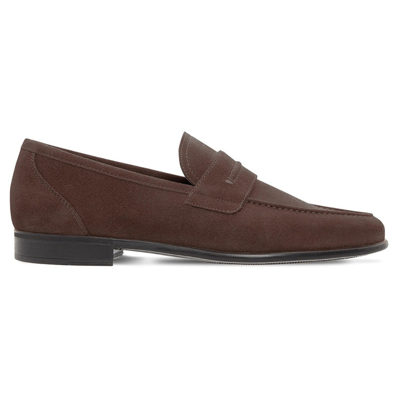 Moreschi 043721A Suede Loafer Dark Brown
