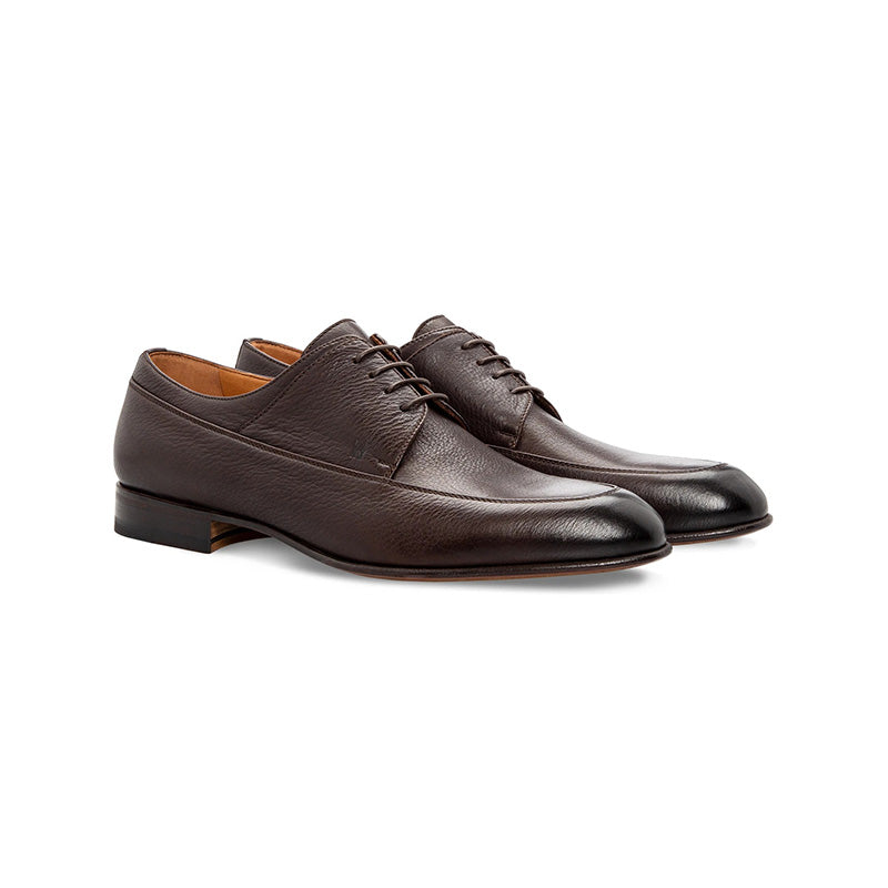 Moreschi 043757 Calfskin Derby Dark Brown