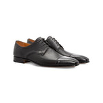 Moreschi 043764 Perforated Calfskin Derby Black