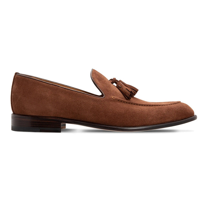 Moreschi 043803A Suede Tassel Loafer Brown