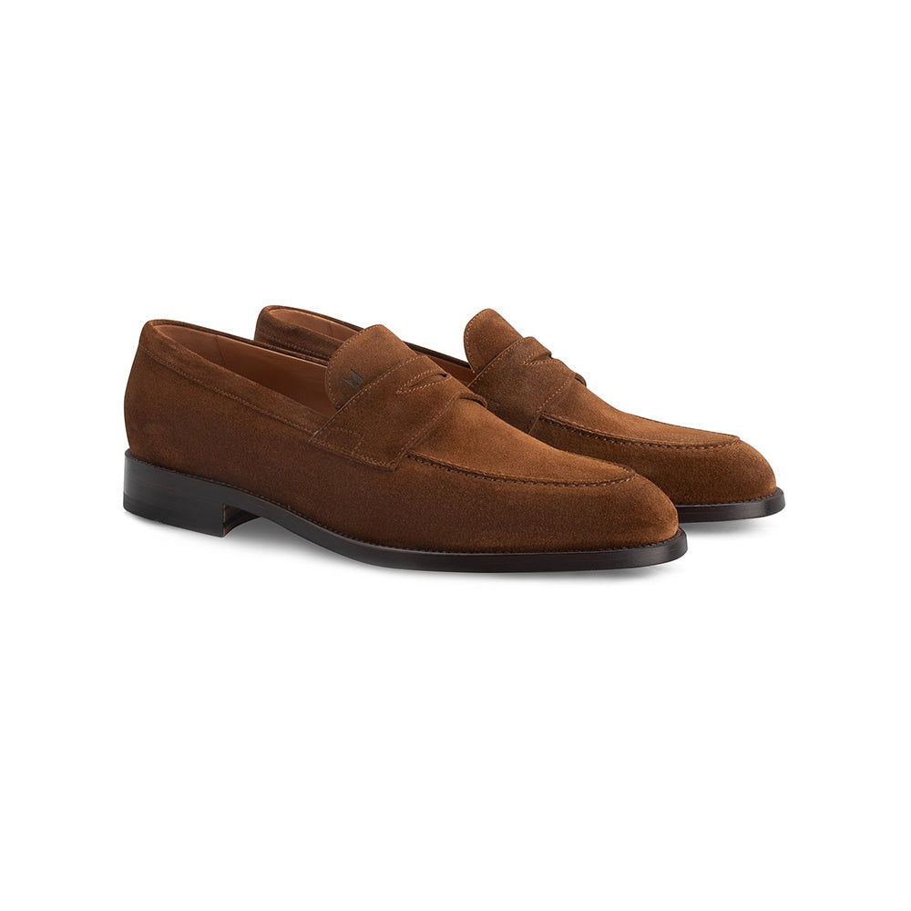 Moreschi 043880A Suede Loafers Brown