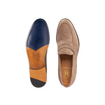 Moreschi 043880I-BE Suede Loafers Beige