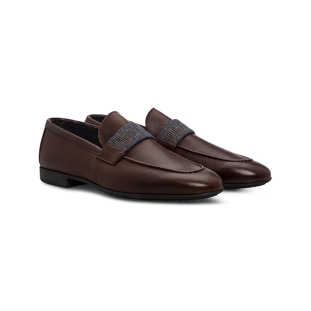 Moreschi 043920C Slip On Loafers Dark Brown