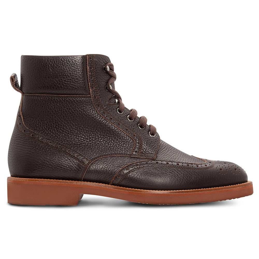 Moreschi 043941E Lace Up Ankle Boots Dark Brown