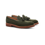 Moreschi 043944A Suede Loafers Green