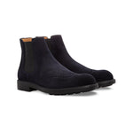 Moreschi 043952C Suede Slip-on Boots Navy Blue