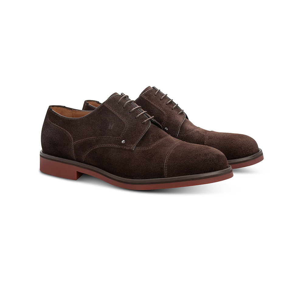 Moreschi 043957A Suede Derby Brown