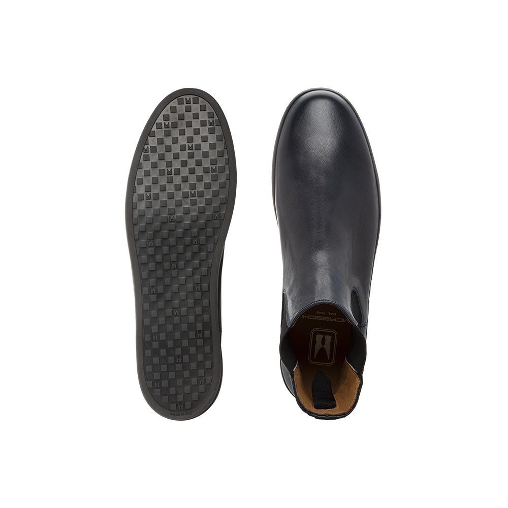 Moreschi 043967A Calfskin Boots Navy Blue