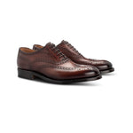 Moreschi 044001A Leather Oxford Shoes Brown