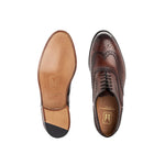 Moreschi 044001A Leather Oxford Shoes Brown