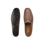 Moreschi 044013A-BE Leather Loafers Beige