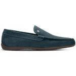 Moreschi 044014A-BS Suede Loafers Petrol Blue