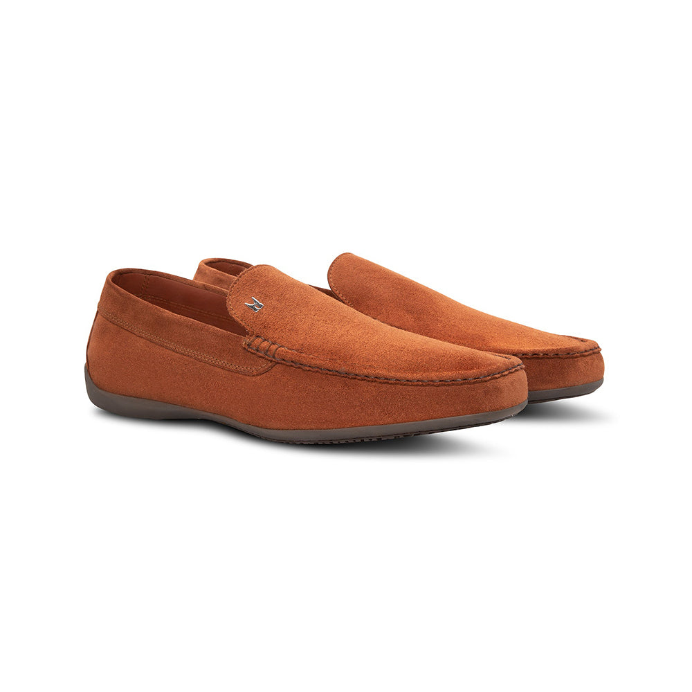 Moreschi 044014D-MM Suede Loafers Brown