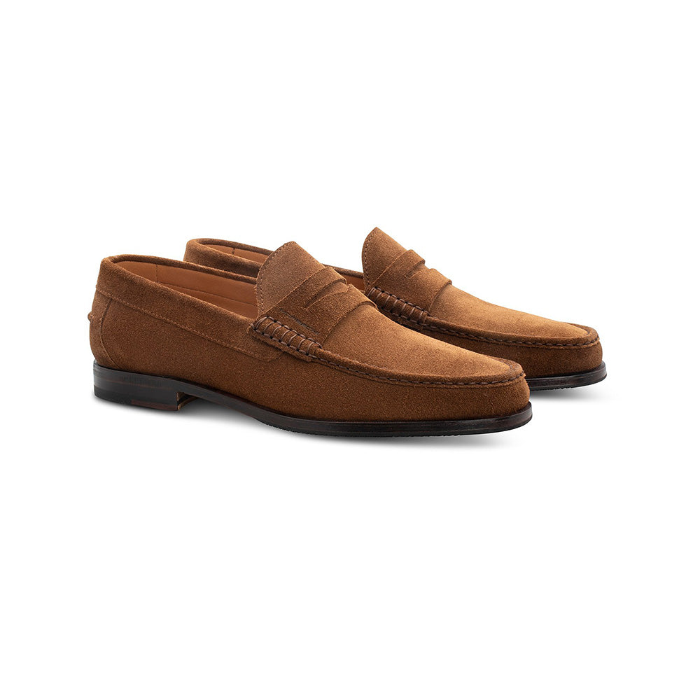 Moreschi 044019A Suede Loafers Brown